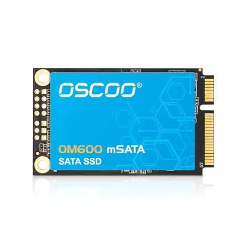 OSCOO 2TB mSATA SSD SATA III 6Gbps 550MB/s Interno