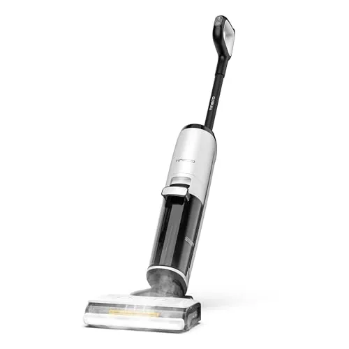 Tineco Floor One S7 Steam Limpiador de Suelos Inalámbricos, Escoba Vapor para Sucios Pantimedias en Suelos Duros con Pantalla, Autolimpieza, Limpieza de Bordes, Autopropulsión