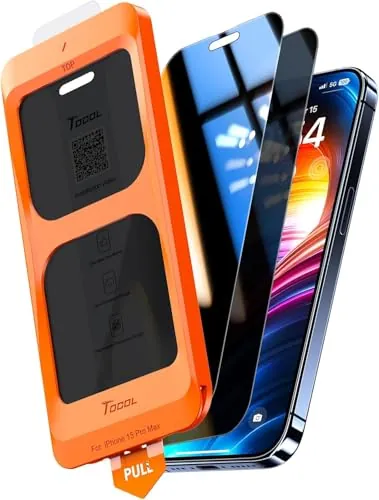 TOCOL Protector Pantalla de Privacidad para iPhone 15