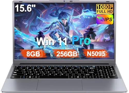 Ordenador Portátil 15,6 Pulgadas N5095 2,9 GHz Win11 Pro 8GB 256GB SSD