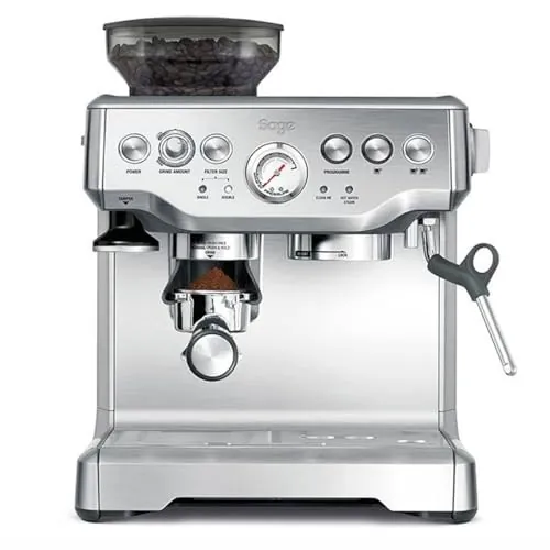 Sage Barista Express, Cafetera con Molinillo, Acero Inoxidable Cepillado