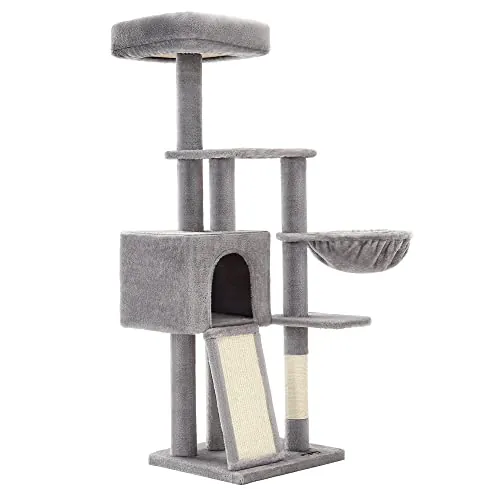 Feandrea Árbol para Gatos, Torre de Juegos, Altura 134 cm