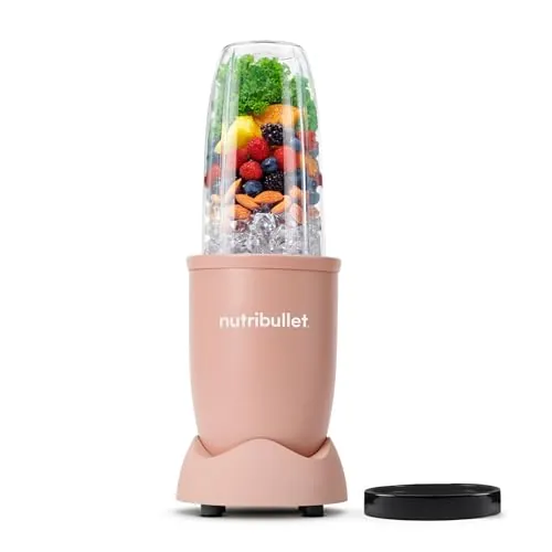 Nutribullet Pro 900 - Batidora Personal Multifunción, Blender Frutas y Verduras, Diseño Compacto, Fácil de Usar y Limpieza Rápida, Extracción de Nutrientes, 900W, Mineral Azul Grisáceo (NB904MASL)