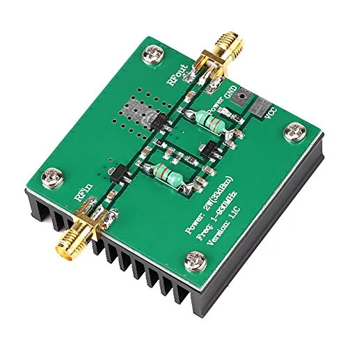 Tablero del amplificador 1-930MHz, módulo de amplificador de potencia de banda ancha de 2W RF para transmisión de radio FM HF VHF