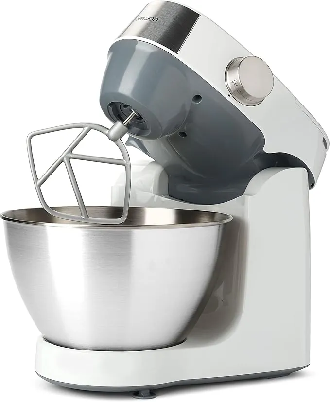 Kenwood Prospero+ KHC29.H0WH - Robot de Cocina Multifunción, Bol 4,3L, Mezclar, Batir y Amasar, Batidora de Vaso de Cristal 1.5L, Procesador de Alimentos 1.4L con Tres Discos y Exprimidor, Blanco