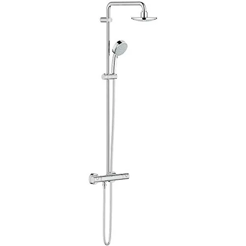 Grohe, New Tempesta Cosmopolitan 160, Sistema de ducha con termostato incorporado (Ref 27922000), 160 mm