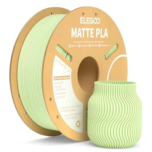 ELEGOO Filamento PLA MATE 1.75 1KG Verde Menta
