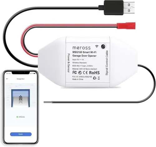 Meross Abridor de Garaje WiFi Inteligente con Notificaciones