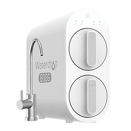 Waterdrop G2P600 Sistema de Ósmosis Inversa, 600 GPD, sin Depósito
