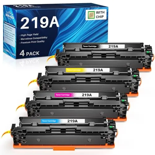 INK4U Toner 219A Compatible con HP 219A para HP Color LaserJet Pro MFP