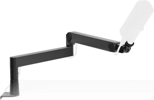 Elgato Wave Mic Arm Pro - Brazo de Perfil Bajo Giratorio 360° con suspensión de Gas para Micrófono, Compatible con micros Elgato/Shure SM7B/HyperX/Rode/Blue Yeti y más, Para Broadcasting/Podcasting