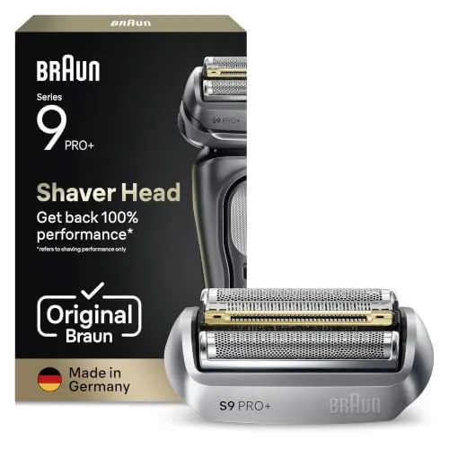 Braun Series 9 Pro+ Recambio para Afeitadora Eléctrica Hombre, 96M, Plata
