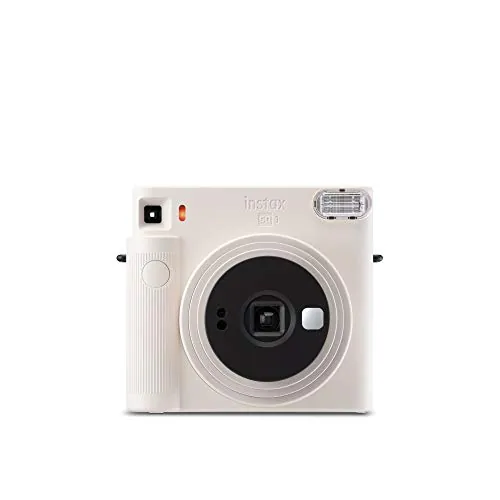 instax SQ1 Square Cámara instantánea automática, tamaño de Foto Cuadrado. Chalk White