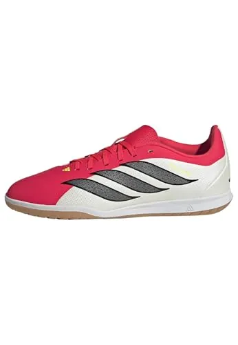 adidas Unisex niños Predator Club Sala Indoor Football Shoes Kids, Lucid Red/Core Black/FTWR White, 34 EU