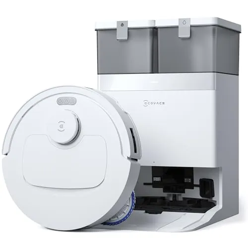 ECOVACS T30C Omni GEN2 Robot Aspirador con estación, 25000Pa, OZMO Turbo