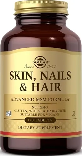 Solgar Skin, Nails and Hair Formula | Con Cobre y Zinc | 120 Cápsulas