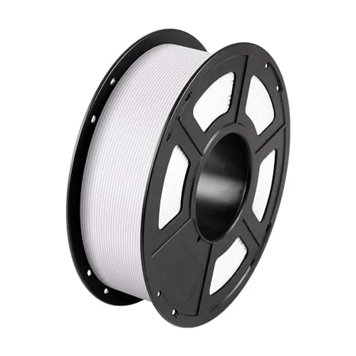 ANYCUBIC PLA Filamento 1,75 PLA, Blanco, 2KG PLA Filamento para Impresora 3D con Carrete Desmontable, Precisión +/- 0,02 mm, Filamento de ldentificación Inteligente