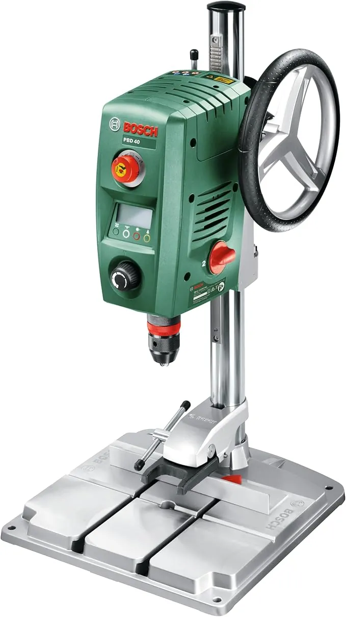 Bosch taladro de columna PBD 40 (710 W, Ø máx. de perforación en acero/madera: 13 mm/40 mm, carrera de taladro: 90 mm, en caja)