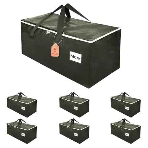ZFWDSY Bolsas de mudanza 6 Piezas,Bolsas de Almacenamiento cajas mudanza