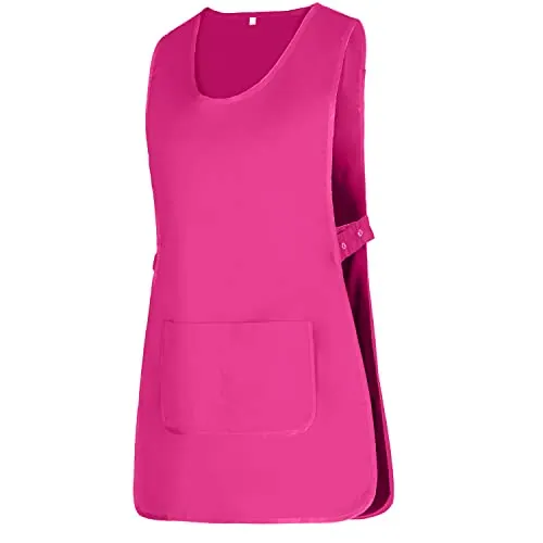MISEMIYA - Delantal Limpieza Uniforme Laboral CLINICA MÉDICOS Limpieza Veterinaria Sanitarios HOSTELERÍA- Ref.868 - XL, Rosa