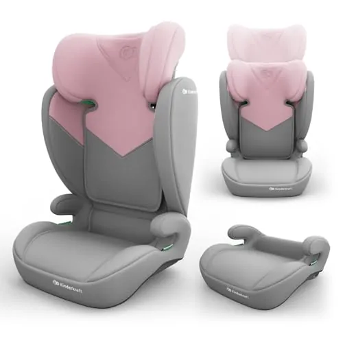 Kinderkraft I-SPARK 2 PRO Silla de Coche i-Size 100-150 cm, Rosa