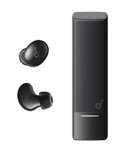Soundcore A30i de Anker, Auriculares con Cancelación de Ruido, Diseño Elegante en Forma de Lápiz Labial, Diminutos, Ligeros y Cómodos, 24 Horas de Reproducción, IP54, Inalámbricos, Bluetooth 5.4