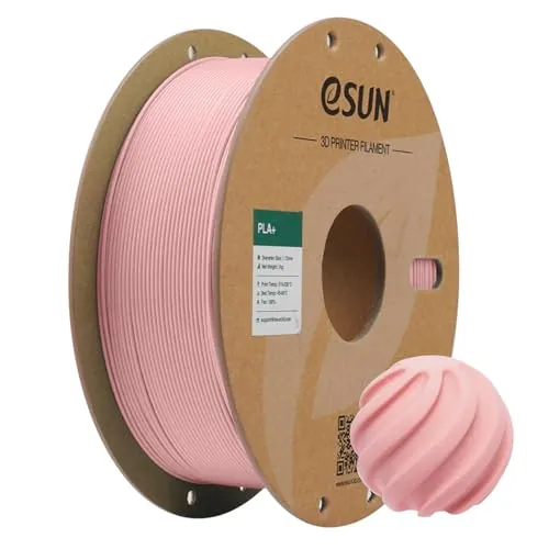 eSUN Filamento PLA+ 1.75mm,Filamento de Resistencia Mejorada Rosa Melocotón