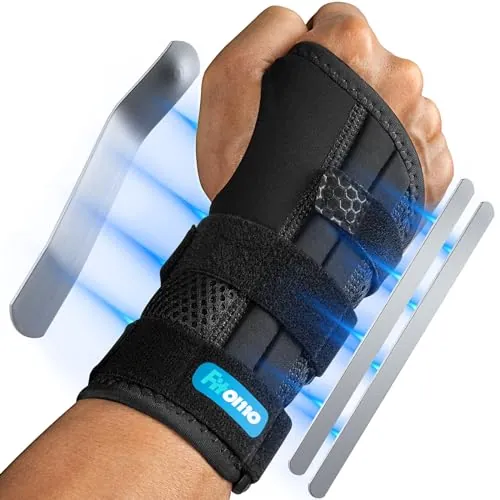 Fitomo Muñequera Tendinitis Muñeca con 3 Férula y Apertura del Pulgar Suave