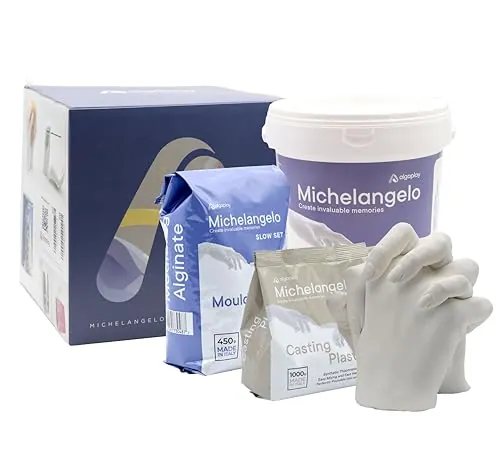 Algaplay Michelangelo PREMIUM L, Kit de Moldeo de Manos