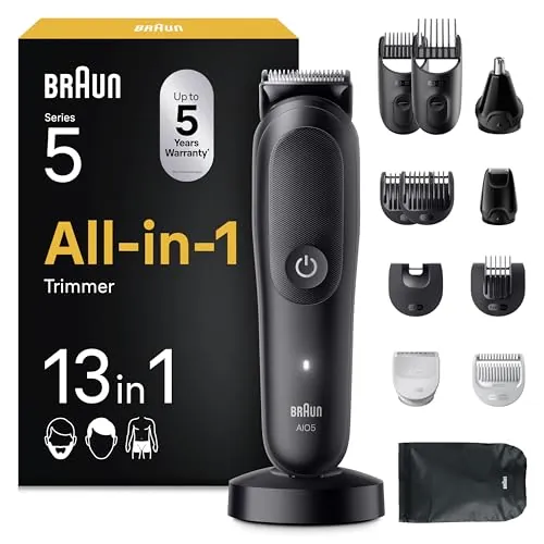 Braun Recortadora Todo en Uno Series 5, AIO5565, Negro