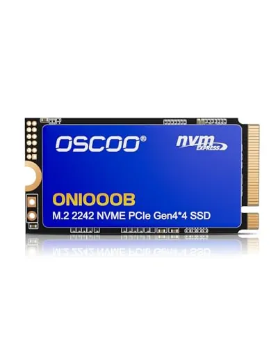 OSCOO 1TB M.2 2242 NVMe PCIe 4.0x4 5200/4700MB/s Interno