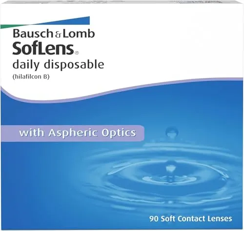 SofLens Daily Disposable BAUSCH + LOMB lentillas diarias esféricas, 90 unidades / 8.6 BC / 14.20 DIA / -02,50