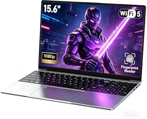 CHIFUYOU Ordenador portatil 16 GB RAM 1TB SSD 15,6 Pulgadas Gaming portatil, Estudiantes portatil R-5 7430U up to 4,3 GHz, 1920 x 1080 p, Teclado retroiluminado, Huella Dactilar/batería 6000 mAh