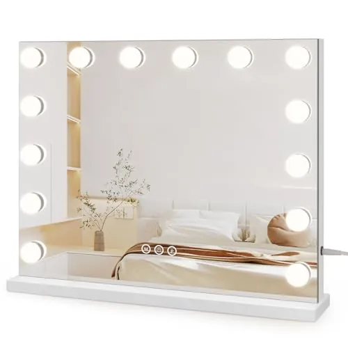 Dripex Espejo Maquillaje LED 50x42 cm – 14 Luz 10X