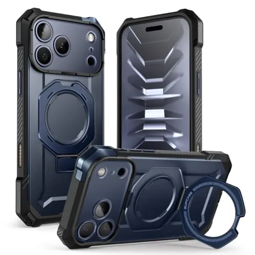 SUPCASE Funda Magnética para iPhone 18 Pro / 17 Pro Case con Soporte,Azul