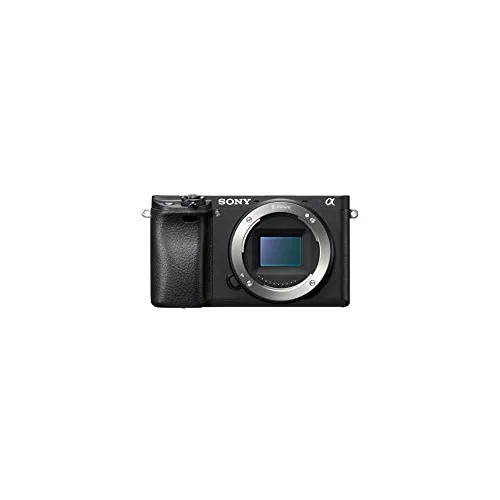 Sony Alpha A6300 - Cámara compacta con Montura Tipo E (Sensor APS-C CMOS Exmor R, procesador BIONZ X de 24,2 MP, 425 Puntos AF y grabación 4K), Color Negro