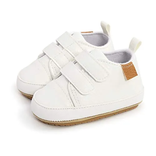 MK MATT KEELY Zapatos Bebé Niña Niños Primeros Pasos Zapatillas Antideslizantes de Cuero Suave de PU 6-12 Meses