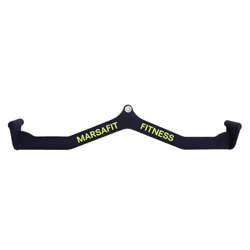 Barra de Presión para Tríceps, Barra de Jalón Lateral, Mango de Polea de Cable para Accesorios de Máquina, Gimnasio en Casa, Barra de Remo de Fitness, Curl de Bíceps, Entrenamiento de Fuerza de