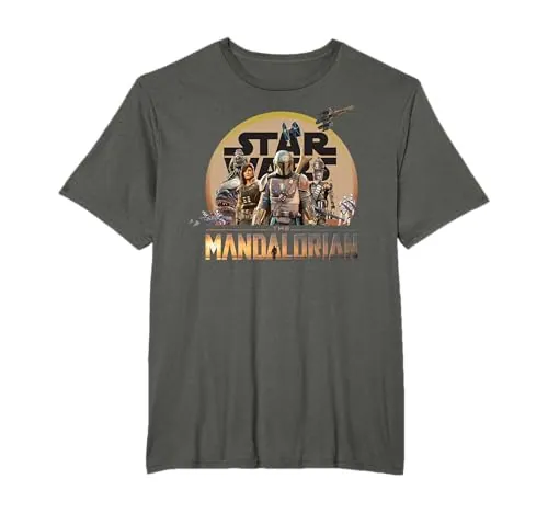 Star Wars The Mandalorian Mash Up Poster Camiseta