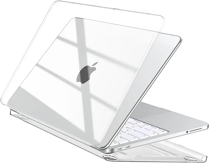 EooCoo Funda Compatible con MacBook Neo 2026, Case Mac 13 pulgadas A3404 con Chip A18 Pro y pantalla Liquid Retina de 13", Carcasa Rígida Cubierta de Plástico a Presión, Superficie Lisa - Transparente