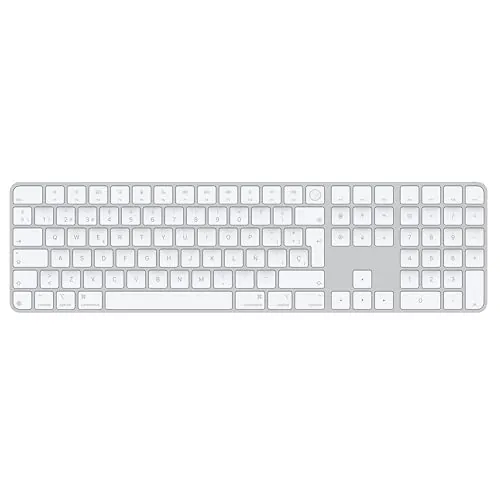 Apple Magic Keyboard con Touch ID y Teclado numérico para Modelos de Mac con Chip de Apple - Español - Teclas Blancas ​​​​​​​
