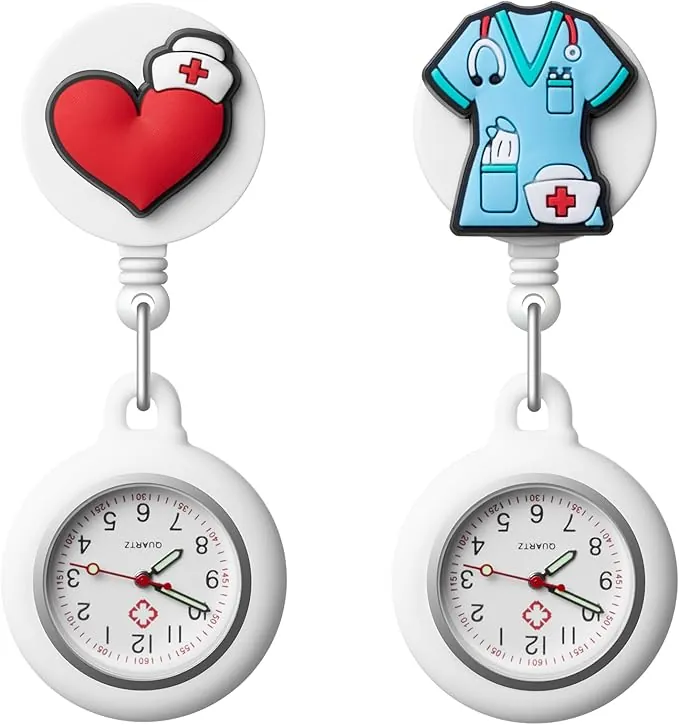Reloj Enfermera, Bolsillo Médico Preciso, Resistente al Agua, Ideal Hospital y Estudiantes