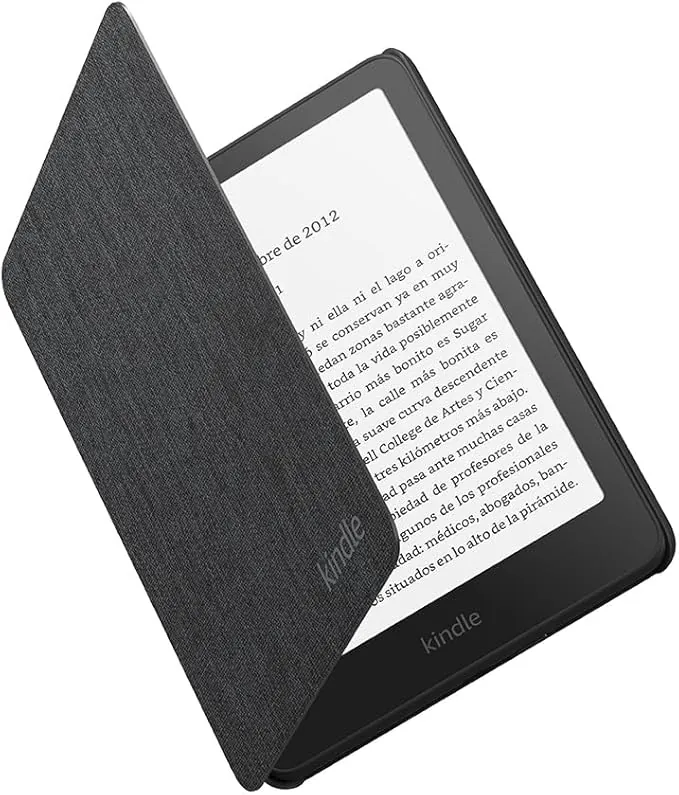 Funda Amazon Kindle Paperwhite y Amazon Kindle Colorsoft | Funda protectora ligera, plegable y resistente al agua | Tela