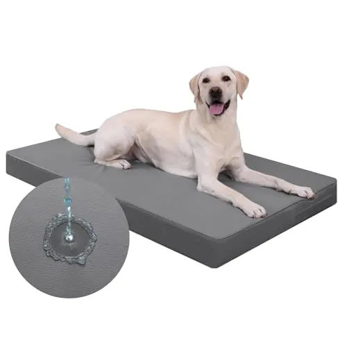Ortopédica Cama Perros Grande,Impermeable Cama de Perros,119x73x9cm