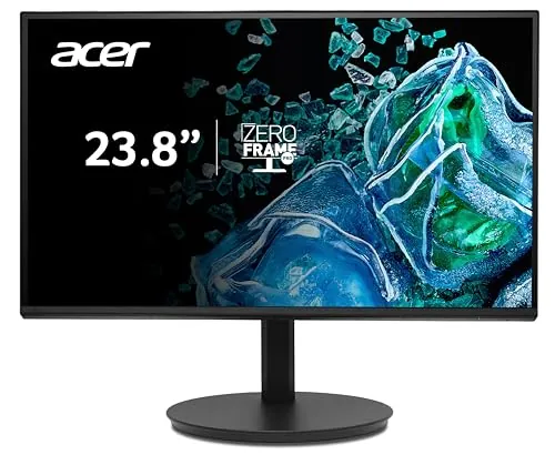 Acer Vero CB242YGBIRF, Monitor 23,8" Full HD 120 Hz (1920x1080, 16:9, 250 Nits, Tiempo de Respuesta 1 m/s (VRB), 1xHDMI 1.4), Monitor PC, Color Negro