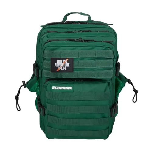 Mochila Táctica 25L Repelente al Agua – Oxford 1000D, Cabina Avión y Viaje, Gimnasio y CrossTraining, Compartimento Portátil 15” (Verde) by ELITEX TRAINING