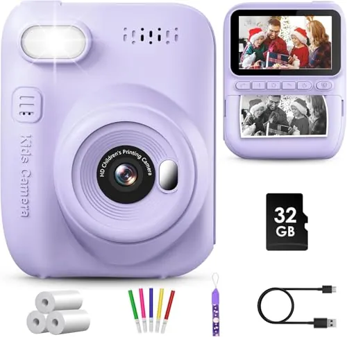 GREENKINDER Camara Fotos Infantil Instantanea para Niños 3 a 12 Años