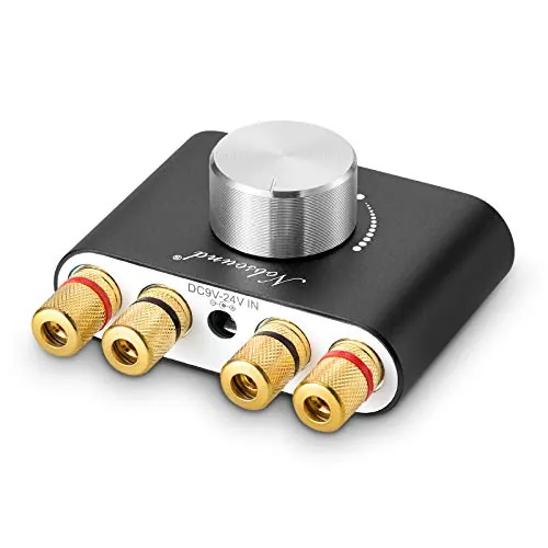 Nobsound Mini Bluetooth Amplificador; Estéreo Hi-Fi Digital Amp 2.0 Canal 50 W × 2 con Entrada Aux/USB/Bluetooth; Receptor Wireless de Audio