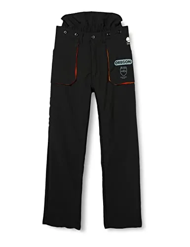 Oregon 295435 Yukon Pantalones de Protección Anticorte Clase 1 para Motosierra, Negro, Talla XL