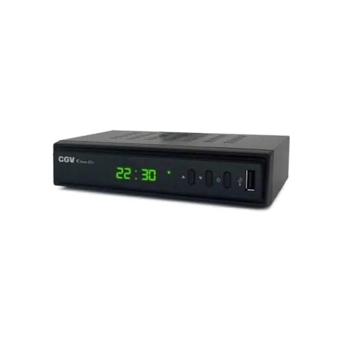 CGV etimo 2T-C Receptor/Grabador TNT HD Doble Sintonizador Negro